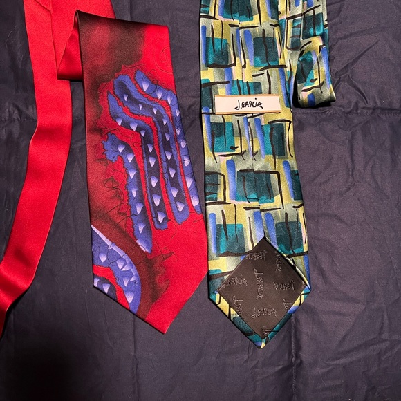 Lot of Jerry Garcia 100% silk ties - Picture 7 of 10